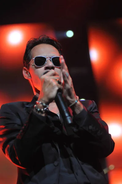 Latin Singer Marc Anthony Performs Amway Center Orlando Florida October — Stock Photo, Image