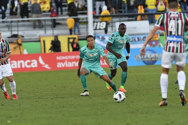 Fluminense Barcelona Durante Copa Florida Spectrum Stadium Enero 2018 Orlando —  Fotos de Stock