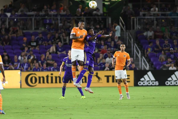 Orlando City SC, 22 Eylül 2018 'de Florida Exploria Stadyumu' nda Houston Dynamo 'yu ağırladı..
