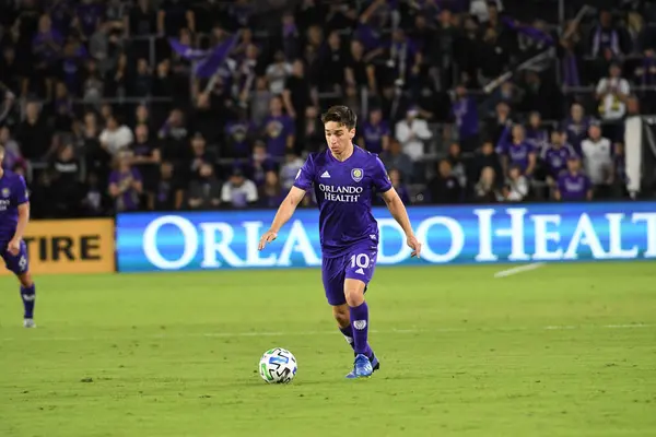 Orlando City Empfängt Real Salt Lake Exploria Stadium Samstag Den — Stockfoto