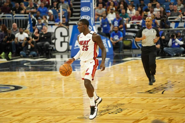 Jogo Basquete Temporada Nba Orlando Magic Miami Heat Janeiro 2020 — Fotografia de Stock