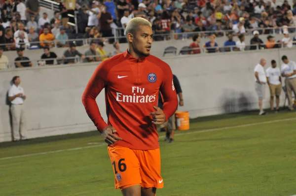 Paris Saint Germain Tottenham Hotspur Vid Citrus Bowl Orlando Florida — Stockfoto