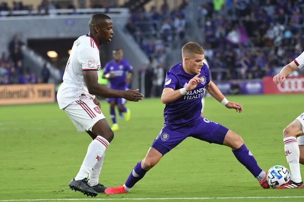 Orlando City Accueille Real Salt Lake Stade Exploria Samedi Février — Photo