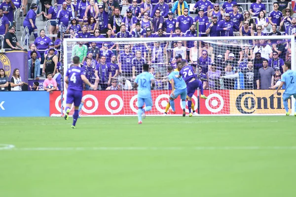 Orlando City Anfitrión Nueva York City Orlando City Stadium Orlando — Foto de Stock