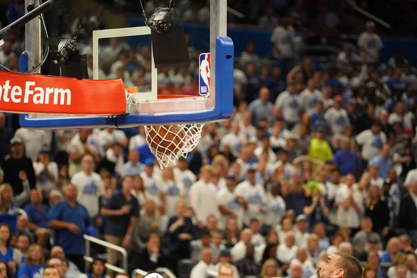 Orlando Magic Hospeda Toronto Rapters Durante Playoff Nba Amway Arena — Fotografia de Stock