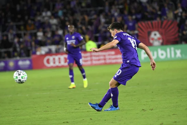 Orlando City Empfängt Real Salt Lake Exploria Stadium Samstag Den — Stockfoto