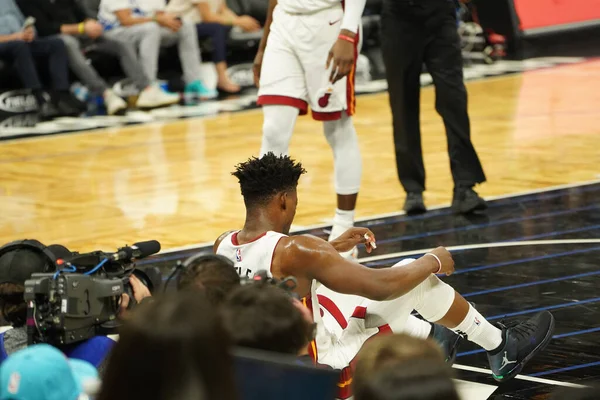 Basket Match Nba Säsong Orlando Magic Miami Värme Januari 2020 — Stockfoto