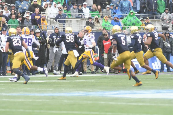 Notre Dame Čelí Lsu Během Citrus Bowl Stadionu Camping World — Stock fotografie