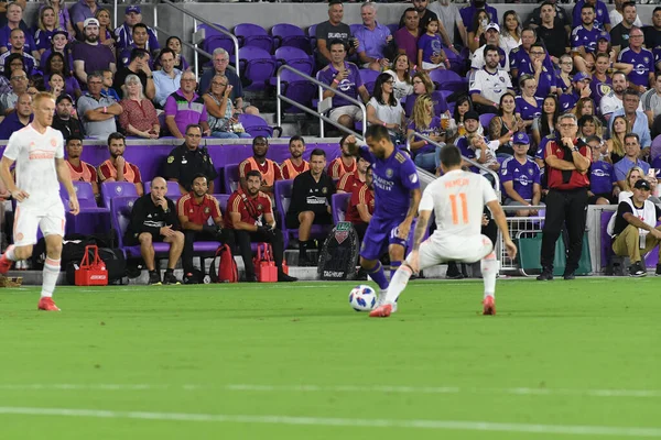 Orlando City Host Atlanta United Exploria Stadium August 2018 Orlando — Stock Fotó