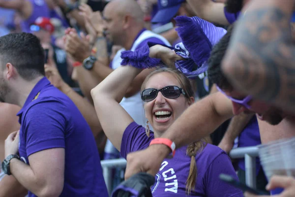 Orlando City Φιλοξενεί Portland Timbers Στο Exploria Stadium Στο Ορλάντο — Φωτογραφία Αρχείου