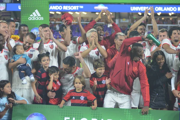 Flamengo Eintracht Frankfurt Karşı Ocak 2019 Cumartesi Günü Orlando City — Stok fotoğraf