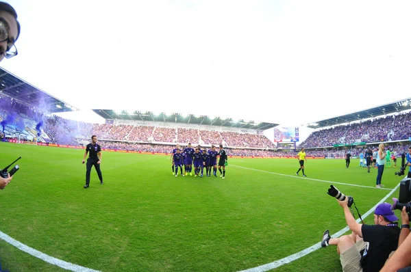 Orlando City Hostí Nyc Orlando City Stadium Orlando Florida Dne — Stock fotografie