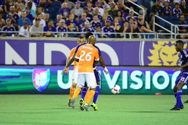 Orlando City Sediou Houston Dynamo Julho 2016 Camping World Stadium — Fotografia de Stock