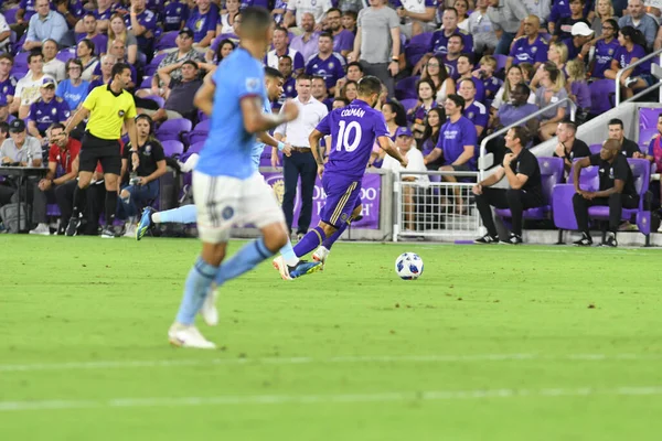 Orlando City 26 Temmuz 2018 'de Florida Exploria Stadyumu' nda NYC FC 'ye ev sahipliği yaptı. Fotoğraf: Marty Jean-Louis