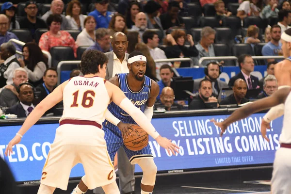 Orlando Magic Φιλοξενεί Τους Cleveland Cavaliers Στο Amway Center Στο — Φωτογραφία Αρχείου