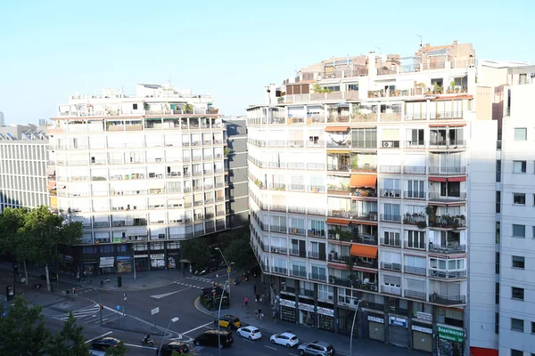 Utsikt Över Barcelona Stad Stadsbild — Stockfoto