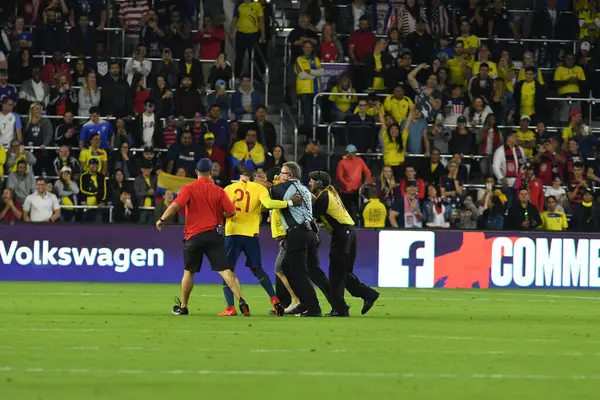 Mens National Team Host Ecuador National Team Orlando City Stadium — 스톡 사진