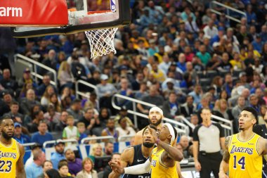Orlando Magic 11 Aralık 2019 Çarşamba günü Orlando Forida 'daki Amway Center' da Los Angeles Lakers 'a ev sahipliği yaptı..  