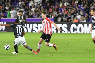 Korintliler, 10 Ocak 2018 'de Orlando City Stadyumu' nda düzenlenen Florida Kupası 'nda PSV Eindhoven' a karşı..  