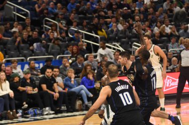 Orlando Magic, 19 Ocak 2019 Cumartesi günü Orlando Florida 'daki Amway Arena' da Milwaukee Doları 'na ev sahipliği yapıyor..
