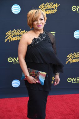 24 Mart 2018 Cumartesi günü Las Vegas 'taki Orleans Resort' ta düzenlenen 33. Yıldız Ödülleri Kırmızı Halı sırasında ünlüler.