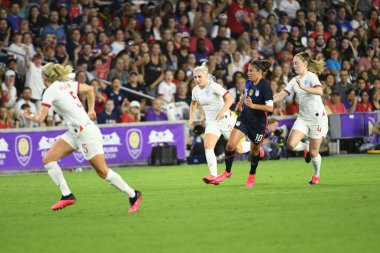 5 Mart 2020 'de Orlando Florida' daki Exploria Stadyumu 'nda düzenlenen 2020 SheBelieves Kupası' nda ABD - İngiltere Karşılaşması 
