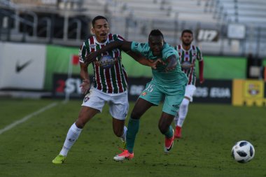 Fluminense, Florida Kupası 'nda 15 Ocak 2018' de Orlando Florida 'da oynanan Spektrum Stadyumu' nda Barcelona SC 'ye karşı..  