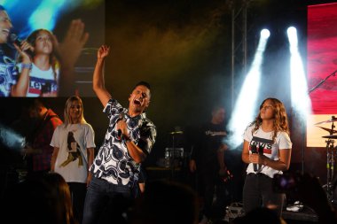 Miel San Marcos grubu 28 Temmuz 2019 tarihinde Tampa Florida 'daki Iglesia de Dios Pentecostal' da sahne almaktadır..  