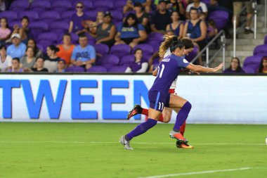 Orland Pride, 25 Ağustos 2018 'de Orlando Florida' daki Exploria Stadyumu 'nda Chicago Red Stars' a ev sahipliği yapıyor..  