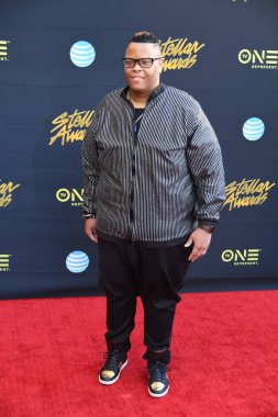 24 Mart 2018 Cumartesi günü Las Vegas 'taki Orleans Resort' ta düzenlenen 33. Yıldız Ödülleri Kırmızı Halı sırasında ünlüler.