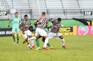 Fluminense, Florida Kupası 'nda 15 Ocak 2018' de Orlando Florida 'da oynanan Spektrum Stadyumu' nda Barcelona SC 'ye karşı..