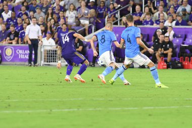 Orlando City 26 Temmuz 2018 'de Florida Exploria Stadyumu' nda NYC FC 'ye ev sahipliği yaptı. Fotoğraf: Marty Jean-Louis