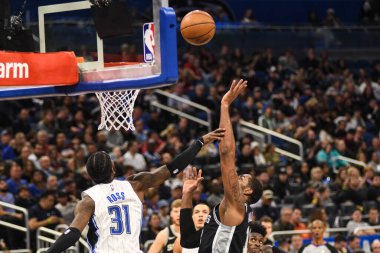 Orlando Magic, 19 Aralık 2018 tarihinde Orlando Florida 'daki Amway Center' da San Antonio Spurs 'a ev sahipliği yapmaktadır.. 