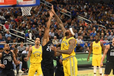 Orlando Magic, 28 Şubat 2019 Perşembe günü Orlando Florida 'daki Amway Center' da Golden State Warriors 'a ev sahipliği yaptı.. 