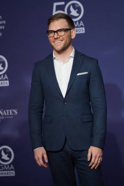 15 Ekim 2019 'da Nashville, Tennessee' deki Linbscome Üniversitesi 'nde verilen 50. GMA Dove Ödülleri sırasında kırmızı halı. 