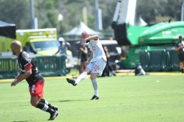 Toronto FC, 13 Temmuz 2020 tarihinde Orlando Florida 'daki ESPN Wild World of Sports' ta düzenlenen MLS Back Tournament sırasında D.C. United ile karşılaştı. Fotoğraf: Marty Jean-Louis