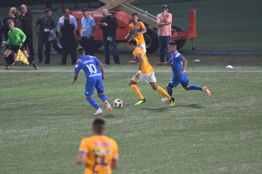 Atlanta United sunucusu Tigres & MLS Homegrown takımları 31 Temmuz 2018 'de Atlanta, Georgia' da düzenlenen MLS All Star haftasında.