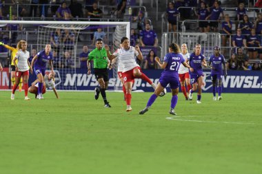 Orland Pride, 25 Ağustos 2018 'de Orlando Florida' daki Exploria Stadyumu 'nda Chicago Red Stars' a ev sahipliği yapıyor..