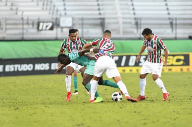 Fluminense, Florida Kupası 'nda 15 Ocak 2018' de Orlando Florida 'da oynanan Spektrum Stadyumu' nda Barcelona SC 'ye karşı..