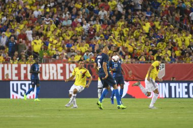 ABD Kolombiya 'ya karşı Raymond James Stadyumu' nda 11 Ekim 2018 'de.  