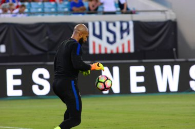 ABD Futbol Takımı 6 Eylül 2016 'da Jacksonville Florida EverBank Field' da Trinidad & Tobago 'ya ev sahipliği yaptı..