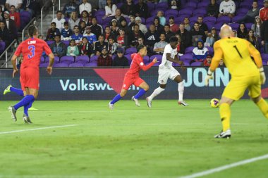 Amerikan Futbol Takımı 15 Kasım 2019 Cuma günü Orlando Florida 'daki Exploria Stadyumu' nda oynanan Concacaf Uluslar Ligi karşılaşmasında Kanada 'ya ev sahipliği yapmaktadır.