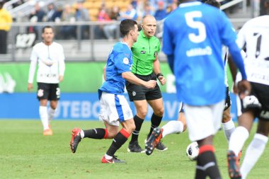 13 Ocak 2018 'de Orlando Florida' daki Spektrum Stadyumu 'nda düzenlenen Florida Kupası' nda Korucular Corinthianlara karşı..