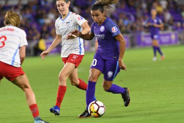 Orland Pride, 25 Ağustos 2018 'de Orlando Florida' daki Exploria Stadyumu 'nda Chicago Red Stars' a ev sahipliği yapıyor..  