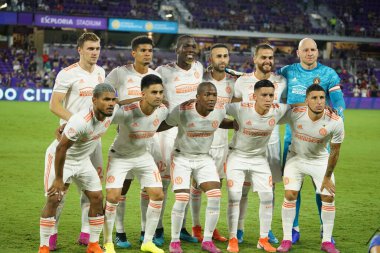 Orlando City, 23 Ağustos 2019 Cuma günü Florida, Orlando 'daki Exploria Stadyumu' nda Atlanta United 'a ev sahipliği yaptı.