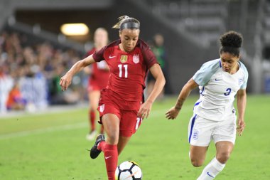 ABD, 7 Mart 2018 tarihinde Orlando City Stadyumu 'ndaki SheBelives Kupası' nda İngiltere ile karşı karşıya geldi..  