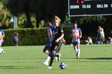 30 Temmuz 2019 'da Orlando Florida' daki Disney 'in Vahşi Spor Dünyası' nda düzenlenen MLS Allstar Haftası sırasında MLS Homegrown oyunu.