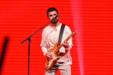 Juanes 'in Orlando Florida' daki Amway Center 'daki konserinde. 20, 2018. Fotoğraf: Marty Jean-Louis