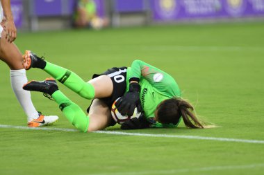 Orlando Pride, 23 Mayıs 2018 'de Orlando Florida' daki Exploria Stadyumu 'nda Kuzey Carolina Cesareti' ne ev sahipliği yapmaktadır..  