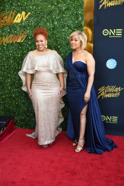 24 Mart 2018 Cumartesi günü Las Vegas 'taki Orleans Resort' ta düzenlenen 33. Yıldız Ödülleri Kırmızı Halı sırasında ünlüler.